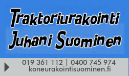 Traktoriurakointi Juhani Suominen logo